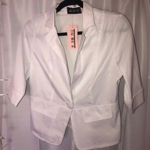 White buttoned shirt